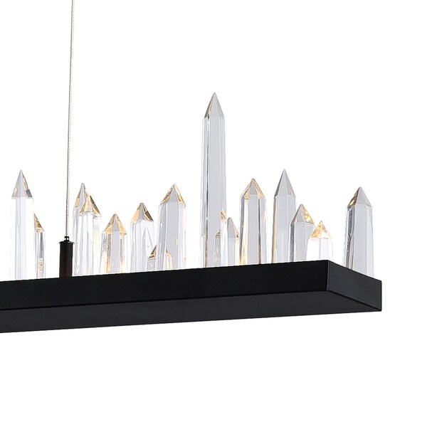 Juliette LED Chandelier With Black Finish